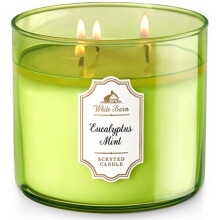Bath & Body Works White Barn 3-Wick Candle i Eucalyptus Mint