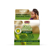 African Pride Olive Miracle Bordes Suaves y Sedosos 2 25 Onza 66ml