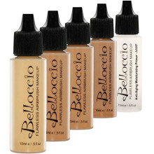 Belloccio Tan Color Shade Foundation Set - Profesionální Airbrush Makeup 1/2 oz