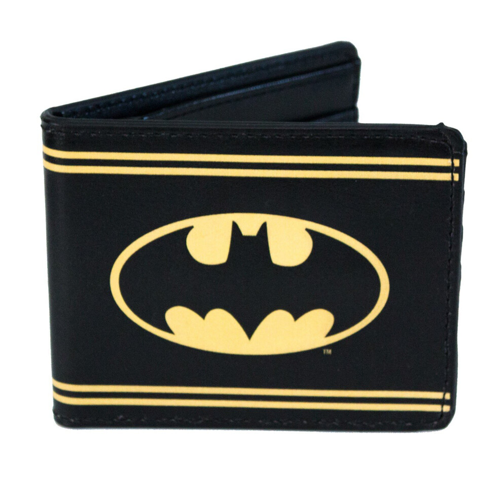 Batman Striped Bi-Fold Wallet