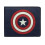 Captain America Captain America Shield Navy Bi-Fold Wallet 1