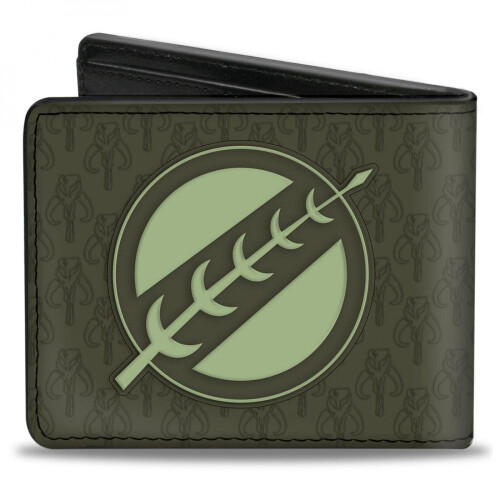 The Mandalorian Helmet Vegan Leather Wallet 1