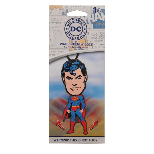 Superman Superman Wiggle Vanilla Air Freshener