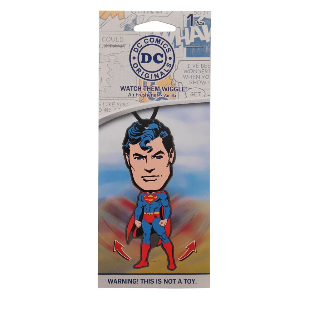 Superman Wiggle Vanilla Air Freshener