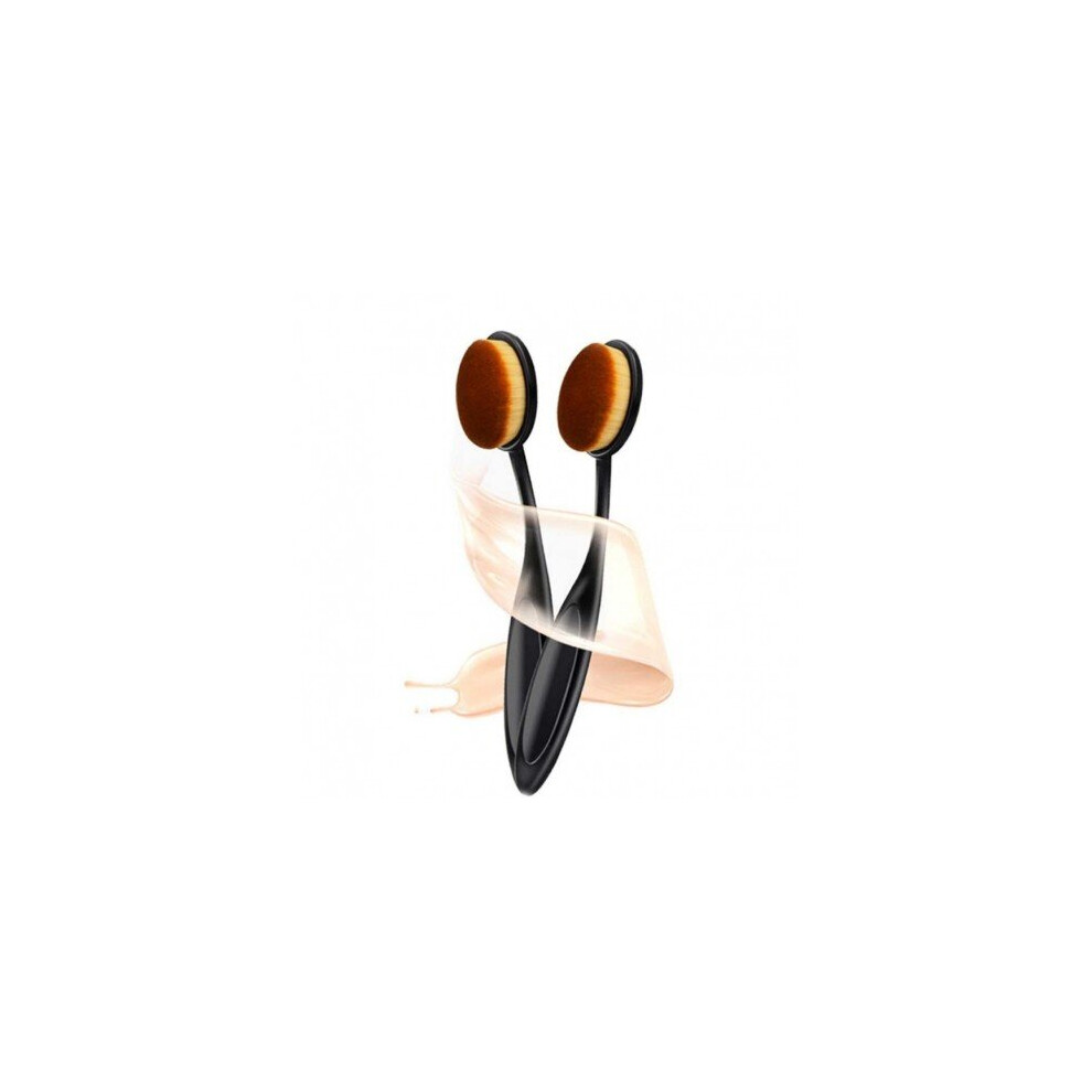 Blowuponline5 Soft Makeup Brushes For Foundation Powder Blush Eyebrow Eyeshadow Blending Make Up Brush Toothbrush Oval Cosmetic Makeup Tool