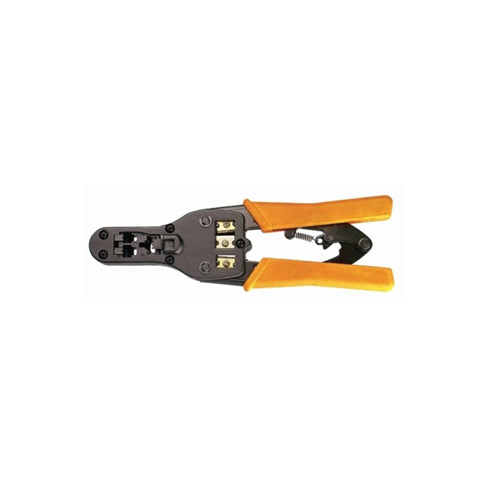 Homevision Technology Hv486r Crimping Modular Plug 8P8c-Rj-45 6P6c-Rj-12 6P4c-Rj-11B Plugs With Ratchet 747925264604