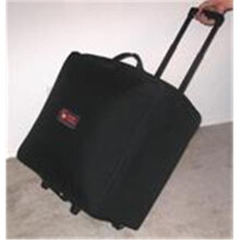 GO-Anywhere CASE Wheeled Travel Case With Retractable Handle, Black