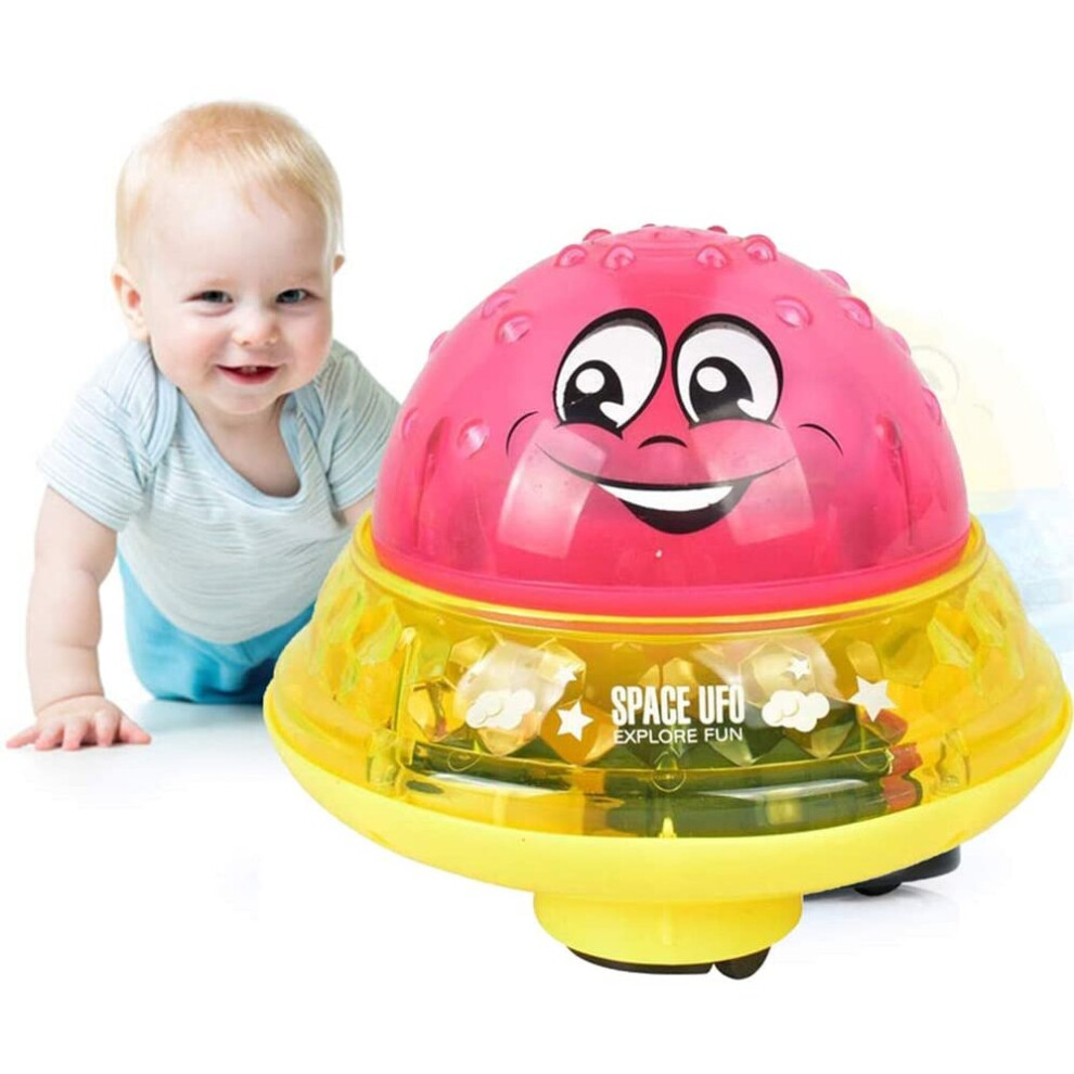 Bath Toys 2 in 1 Bath Fountain Toy Spray Water Baby Bath Ball Toy