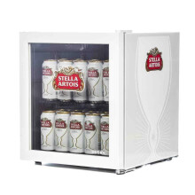 Husky HU219 Stella Artois Table Top Drinks Cooler Mini Beer Fridge Glass Door | Energy Rating F