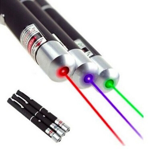 Laser Pointer Pen Powerful Beam Light Lamp Presentation 532nm Lazer High Power 3 pcs
