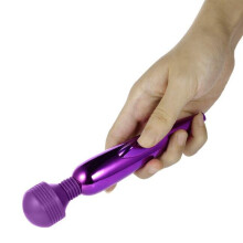 huge head vibrator for female masturbation, AV Magic Wand massager sex Toys for Woman Purple