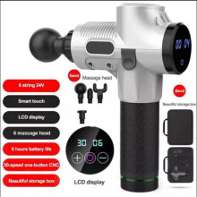 Massage Fascia Gun Electric Muscle Massager Hand-held Deep Muscle Percussive Vibration Sliver