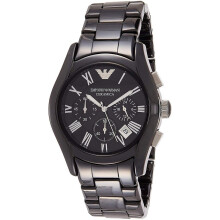 Montre Homme Emporio Armani Ceramica AR1400 Chronograph Quartz - Céramique noire, boîtier 42 mm, étanche 30 m
