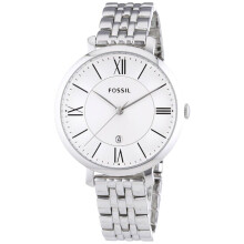 Fossile Fossile Women's Jacqueline Quartz en acier inoxydable Couleur de montre trois mains: Silver (mod le: ES3433)