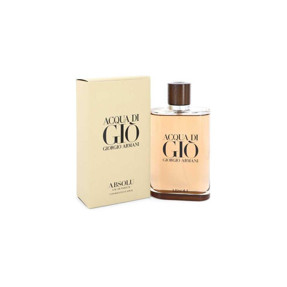 Acqua Di Gio Absolu by Giorgio Armani Eau De Parfum Spray 6.7 oz (Men) V728-550754