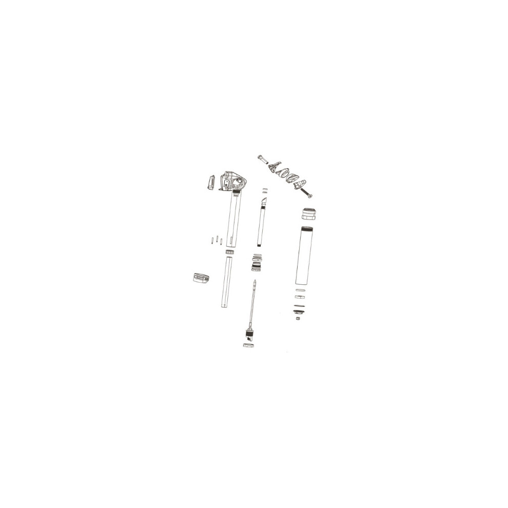 Rockshox (125 Mm) Seatpost Reverb Reverb Stealth Ifp Tube 100 Mm With Upgraded Ifp