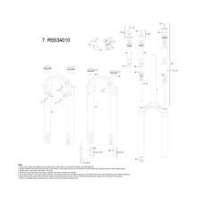 RockShox Front Suspension Service Hydraulic Hose Clamp / Lower Leg