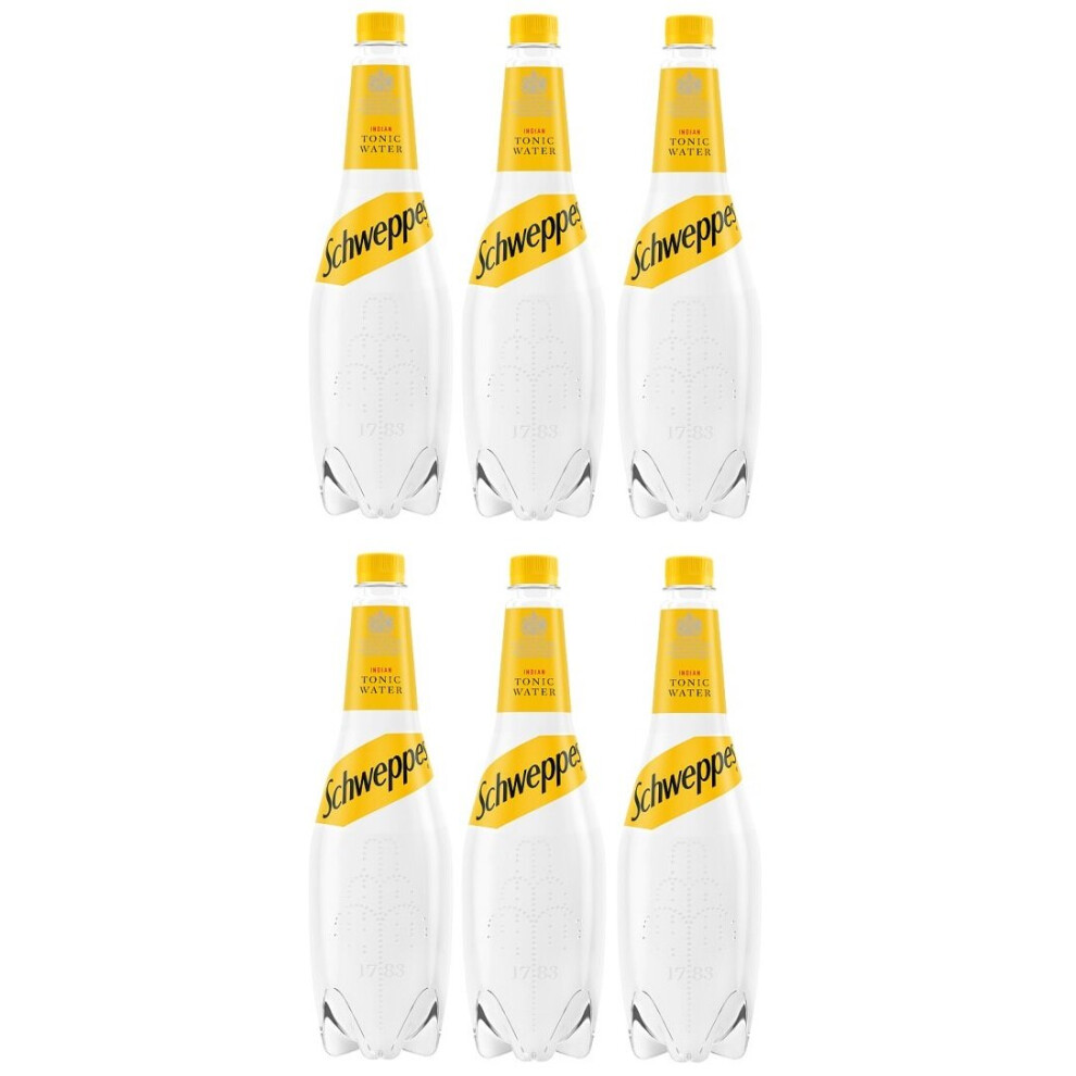 Schweppes Tonic Water 6 x 1ltr P.E.T