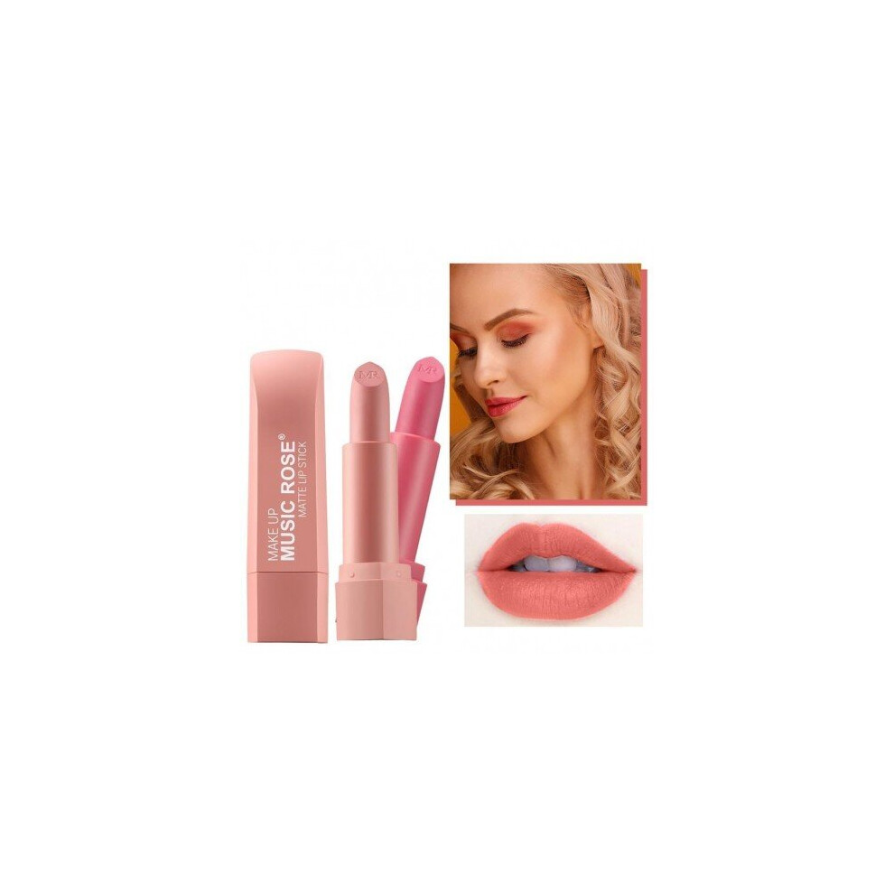 Blowuponline5 Cream (3) Women Long-Lasting 12 Colors Waterproof Matte Lipstick Moisturizer Velvet Lip Stick Makeup Pigments Nude Non-Stick Cup Tint