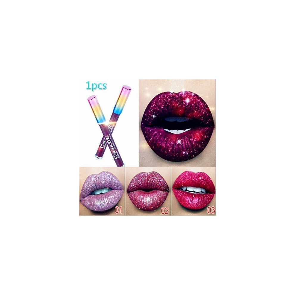 Blowuponline5 (07) New Shiny Diamond Lipstick Waterproof Lipstick Liquid Lipstick Matte Lipstick Makeup Lipstick Female Professional Cosmetics
