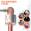 Microfono per bambini Microfono per karaoke Microfono per compleanno Microfono per bambini-RoseGold 2