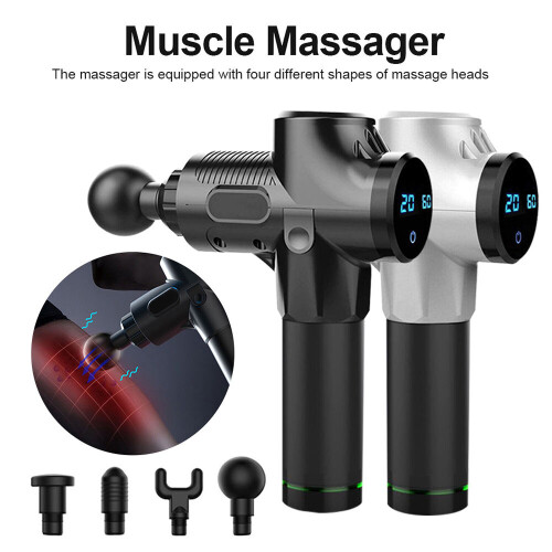 Professional Massage Gun for Athletes deep tissue percussion muscle massger Black 1