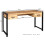 Upcycled Industrial Vintage Solid Wood  2 Drawers Computer Table 2