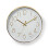 Nedis Circular Wall Clock | 30 cm Diameter | Easy To Read Numbers | Gold 1