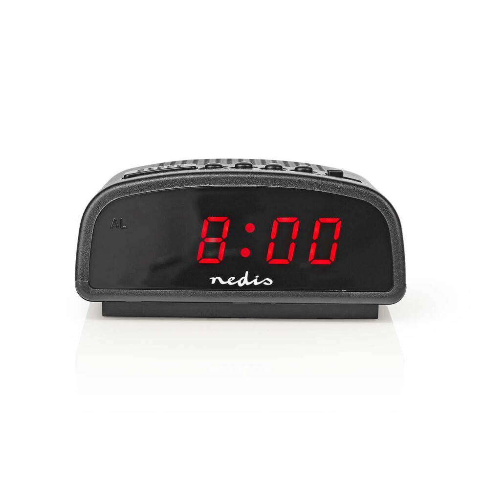 Nedis Digital Alarm Clock  |  0.6" LED  |  Snooze