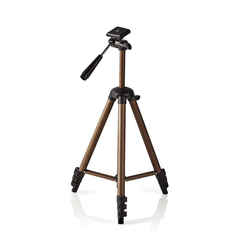 Nedis Tripod | Pan & Tilt | Max 2 Kg | 130 Cm | / Black/Silver 5412810292400