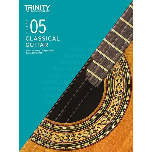 Trinity College London Classical Guitar Exam Pieces 2020-2023: Grade 5