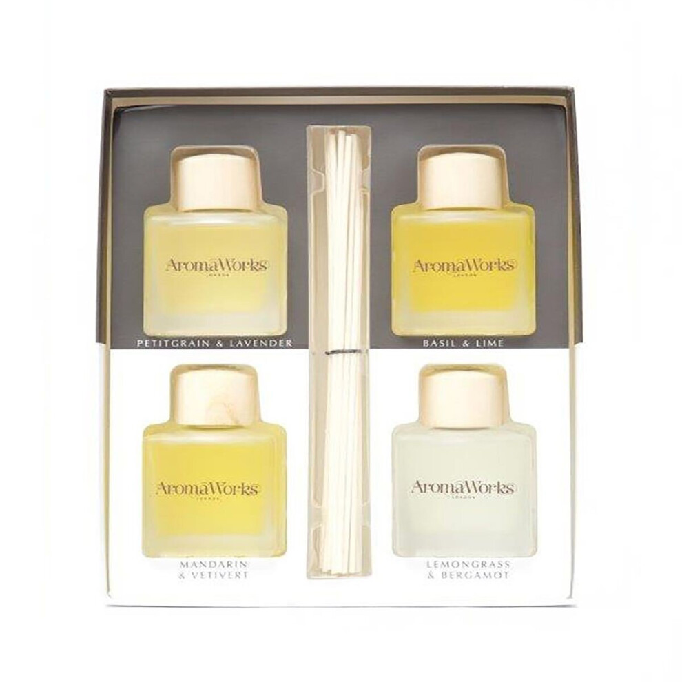 Aromaworks Light Range Reed Diffuser Gift Set 4 X 100ml