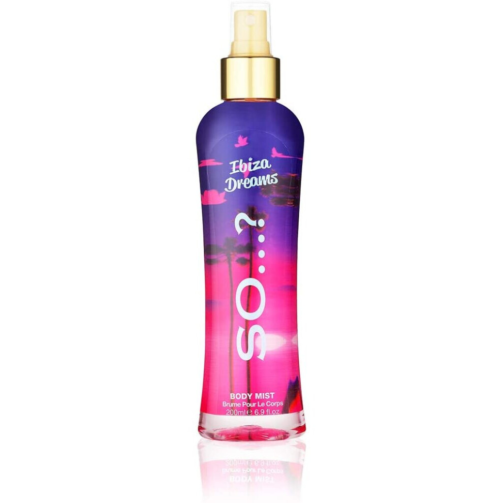 So...? So Ibiza Dreams Body Mist Long Lasting Women Body Fragrance Perfume 200Ml