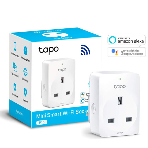 TP-LINK TP-Link Smart Plug WiFi Outlet, Works with Amazon Alexa (Echo and Echo Dot), Google Home, Wireless Smart Socket, Remote Control Timer Plug Switch, N