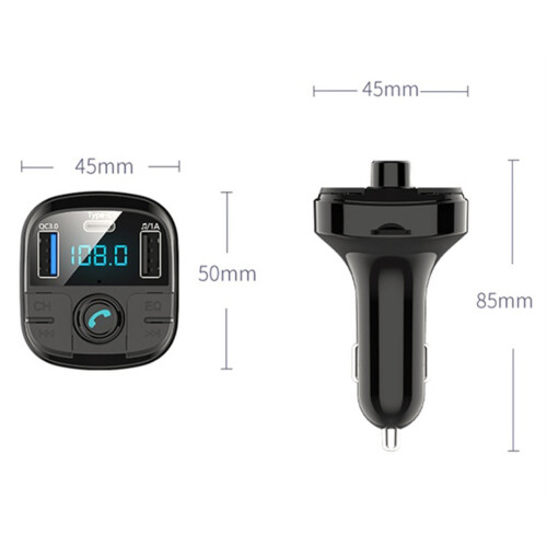 Kit mains libres Bluetooth 5.0 pour voiture Type-C 1