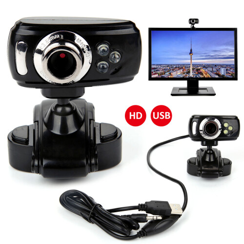 USB  HD Web Cam Camera Webcam With Microphone For Computer Laptop