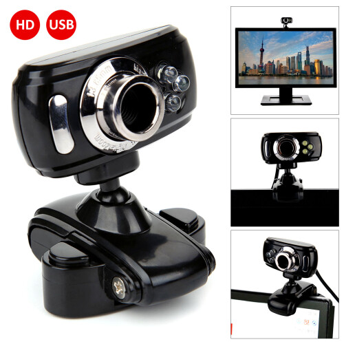 USB  HD Web Cam Camera Webcam With Microphone For Computer Laptop 2