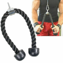 Bicep Tricep Ropes Pull Down Cable Attachment Handle Gym Multigym Home