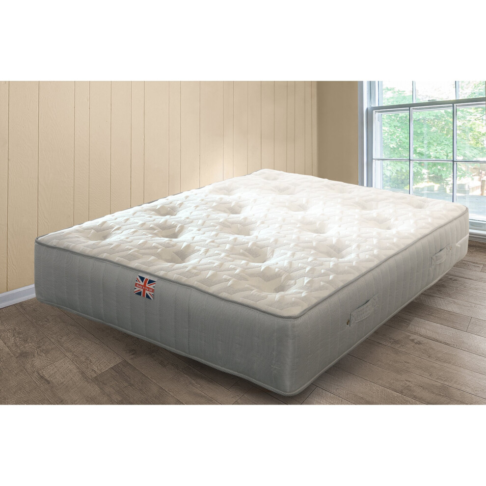 (4ft6 Double) Orthopaedic Memory Foam Sprung Mattress