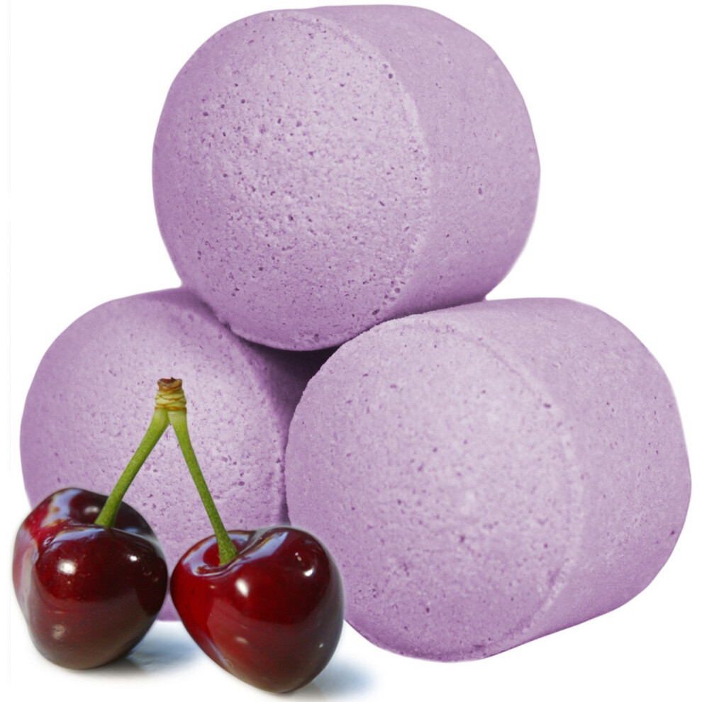 Beadz Galore, T/A Giftz Galore Ltd Black ( Cherry) Ancient Wisdom Chill Pills Mini Bath Bombs Pack Of 10