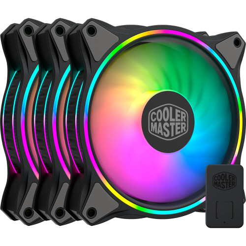 Cooler Master MasterFan MF120 Halo 120mm ARGB ventilátor (3-pack)