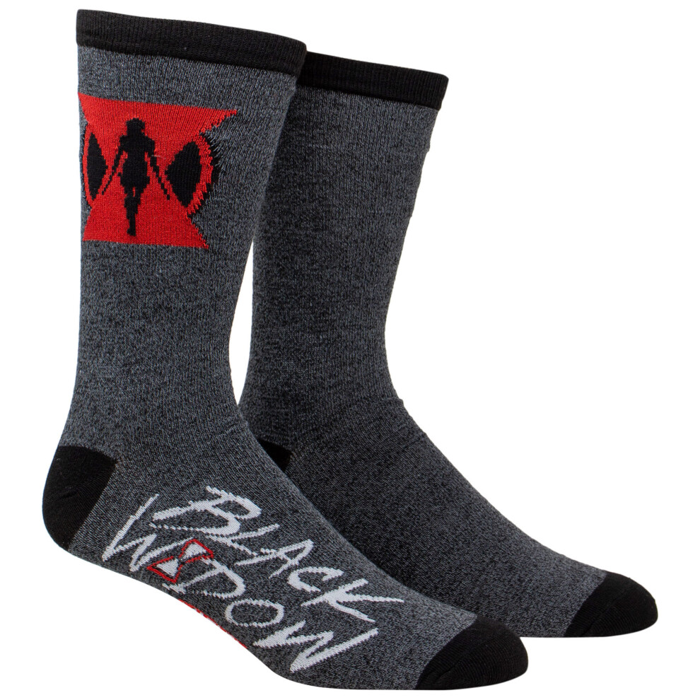 Black Widow Movie Symbol Crew Socks 