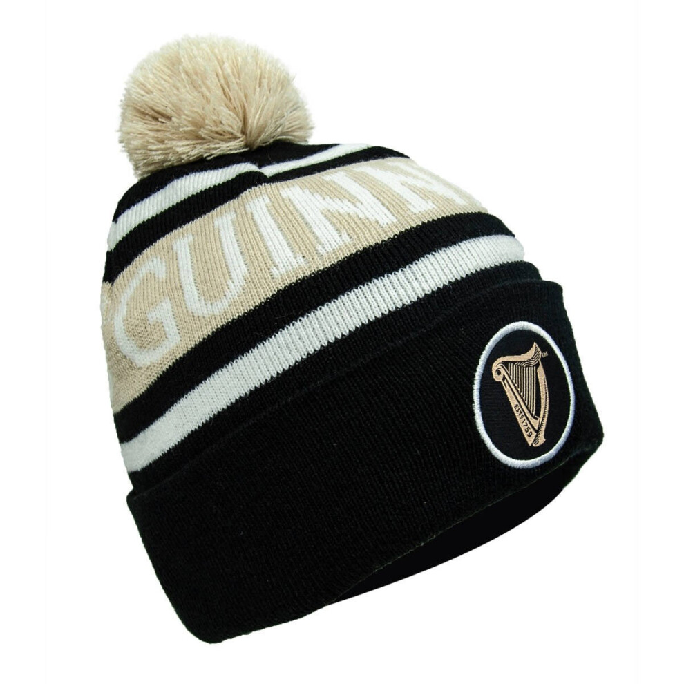 Guiness Harp Pom Beanie