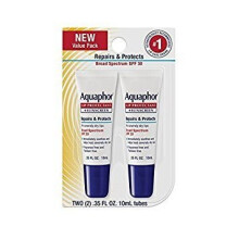 Aquaphor Lip Repair & Protect Tube Blister Card Dual Pack 0,35 ounce