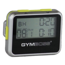 Temporizador e Intervalómetro Gymboss - Plateado/Amarillo Brillante
