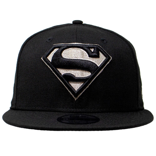 Superman Superman Silver Symbol New Era 9Fifty Adjustable Hat 1