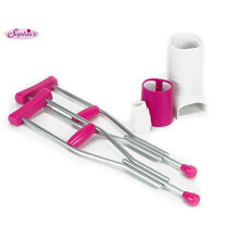 Juego de Accesorios de 4 piezas para Muñeca de 18" de Sophia con Muletas y Yeso