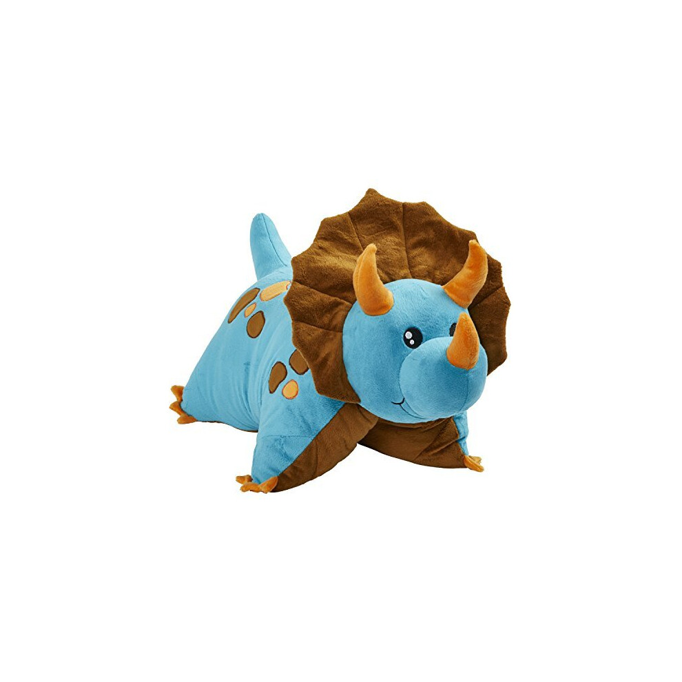 Photos - Other Toys Pillow Pets Triceratops Blue Dinosaur 18" Stuffed Animal Plush Toy 