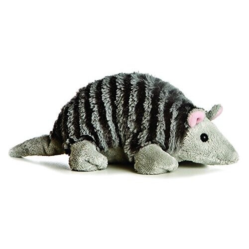 Aurora World Aurora Mini Flopsie Armadillo Peluche - Compagni di Gioco - Grigio 20 cm