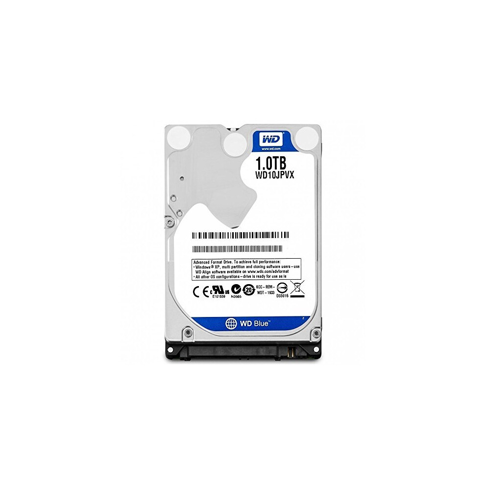 WD 2016 New Blue 1TB 2.5 inches Laptop Notebook Internal SATA 6gb/s Hard Drive 9.5mm Height 5400RPM Model WD10JPVX